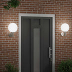 Lampada da Parete Esterna 2 pcs Argento 28 x 25 x 38 cm