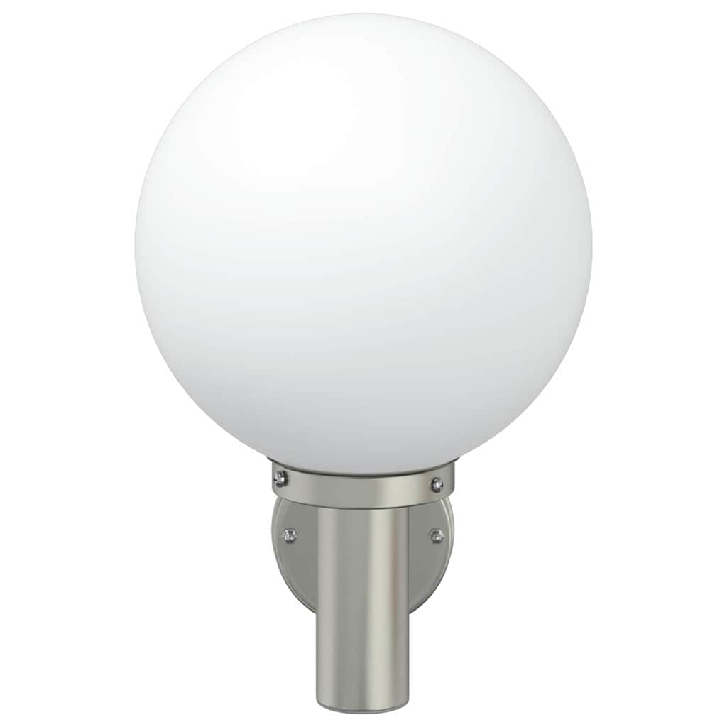 Lampada da Parete Esterna 2 pcs Argento 28 x 25 x 38 cm