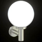 Lampada da Parete Esterna 2 pcs Argento 28 x 25 x 38 cm