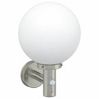 Lampada da Parete Esterna 2 pcs Argento 28 x 25 x 38 cm