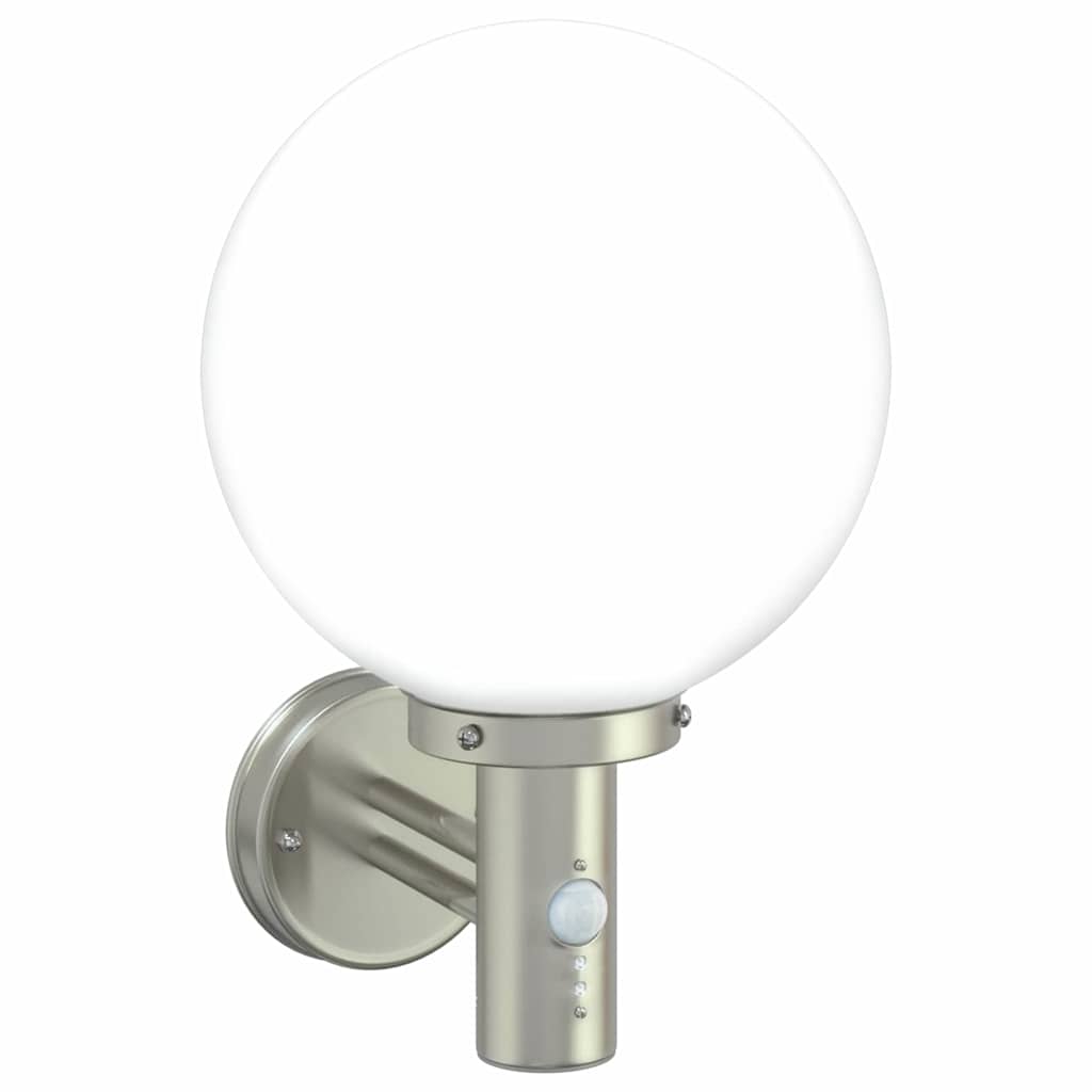 Lampada da Parete Esterna 2 pcs Argento 28 x 25 x 38 cm