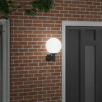Lampada da Parete Esterna Nero 28 x 25 x 38 cm