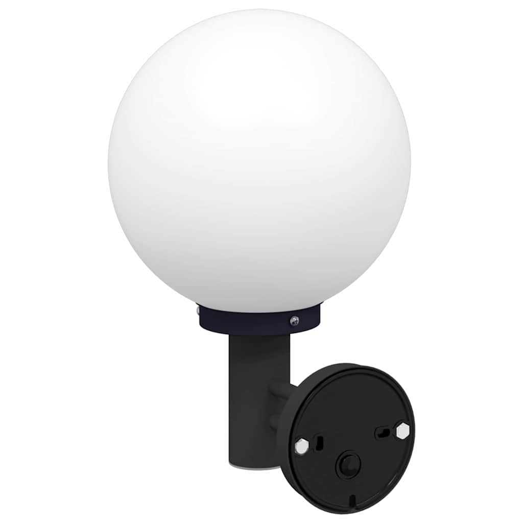 Lampada da Parete Esterna 2 pcs Nero 28 x 25 x 38 cm