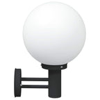 Lampada da Parete Esterna 2 pcs Nero 28 x 25 x 38 cm