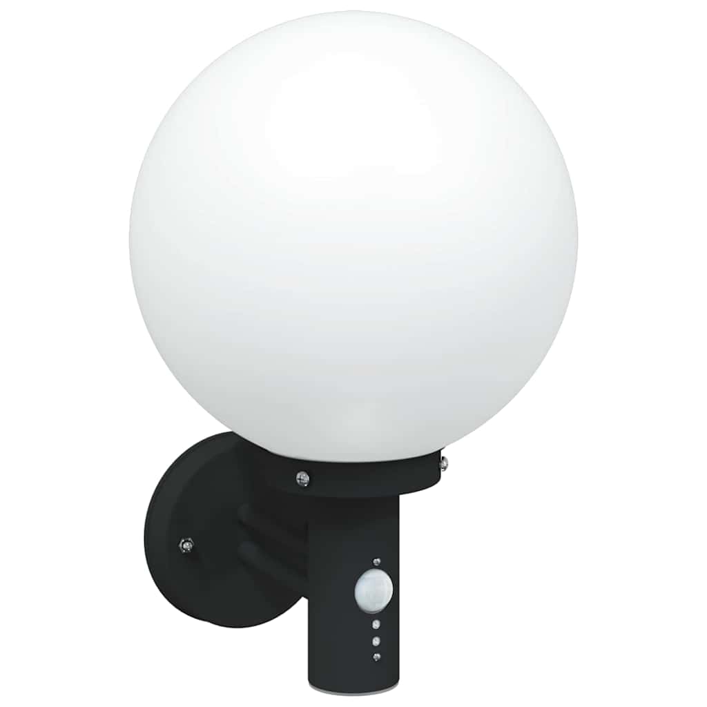 Lampada da Parete Esterna 2 pcs Nero 28 x 25 x 38 cm