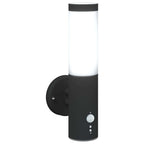 Lampada da Parete Esterna Nero 15 x 7,5 x 33 cm