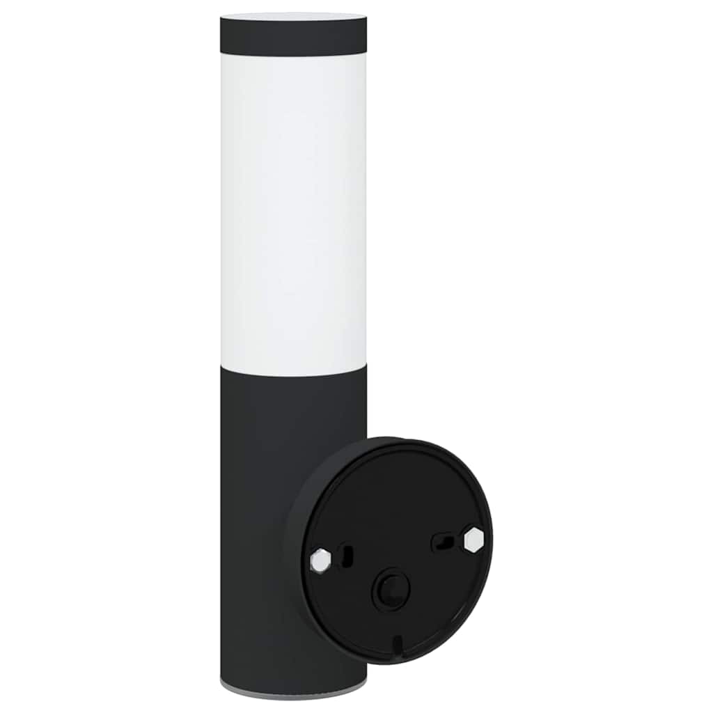 Lampada da Parete Esterna 2 pcs Nero 15 x 7,5 x 33 cm