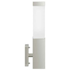 Lampada da Parete Esterna Argento 10.5 x 6 x 33 cm