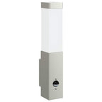 Lampada da Parete Esterna Argento 10.5 x 6 x 33 cm