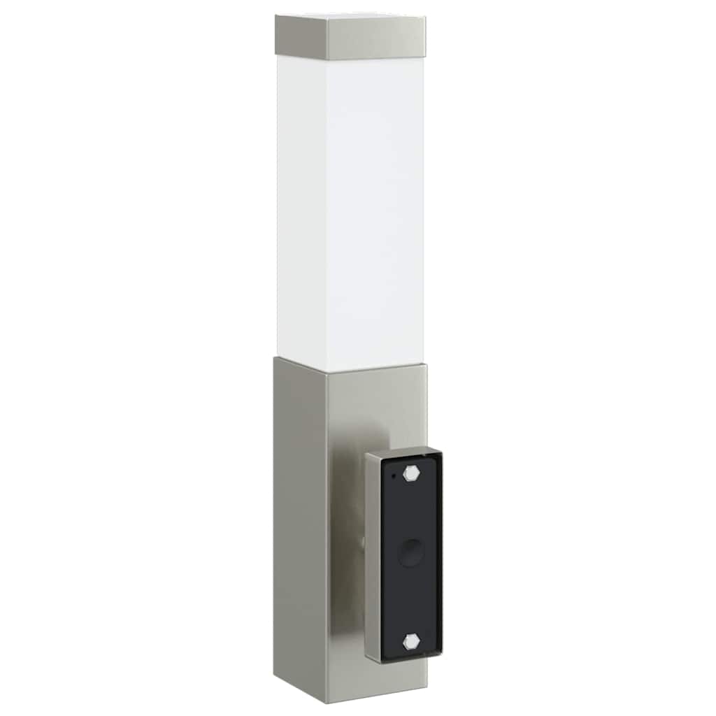 Lampada da Parete Esterna Argento 10.5 x 6 x 33 cm