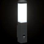 Lampada da Parete Esterna Nero 10.5 x 6 x 33 cm