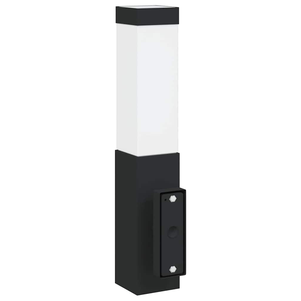 Lampada da Parete Esterna 2 pcs Nero 10.5 x 6 x 33 cm