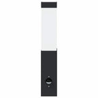 Lampada da Parete Esterna 2 pcs Nero 10.5 x 6 x 33 cm