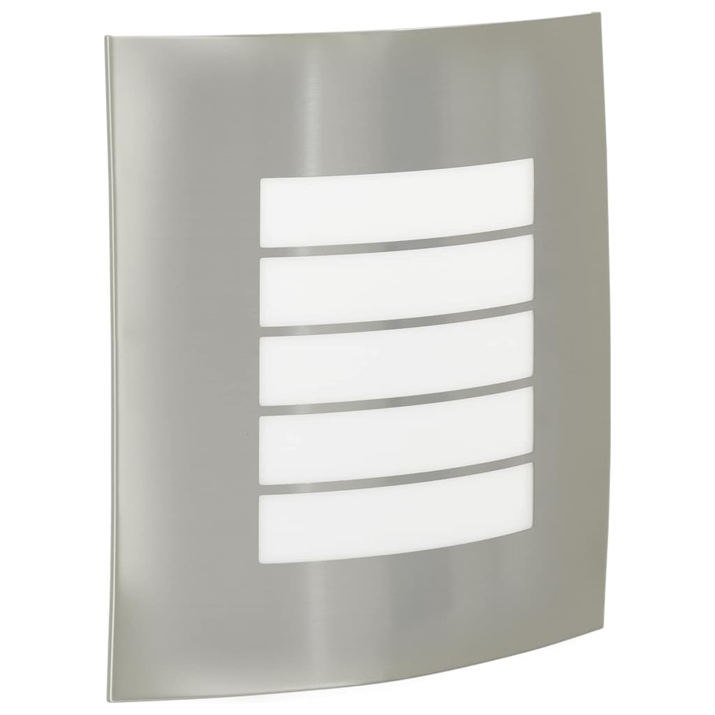 Lampada da Parete Esterna Argento 23.5 x 9 x 26 cm