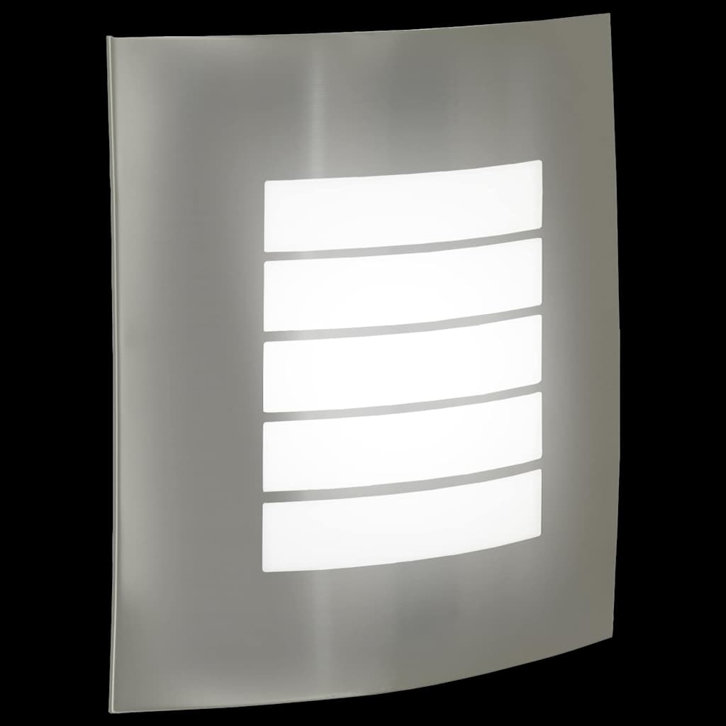Lampada da Parete Esterna Argento 23.5 x 9 x 26 cm