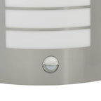 Lampada da Parete Esterna 2 pcs Argento 23.5 x 9 x 26 cm