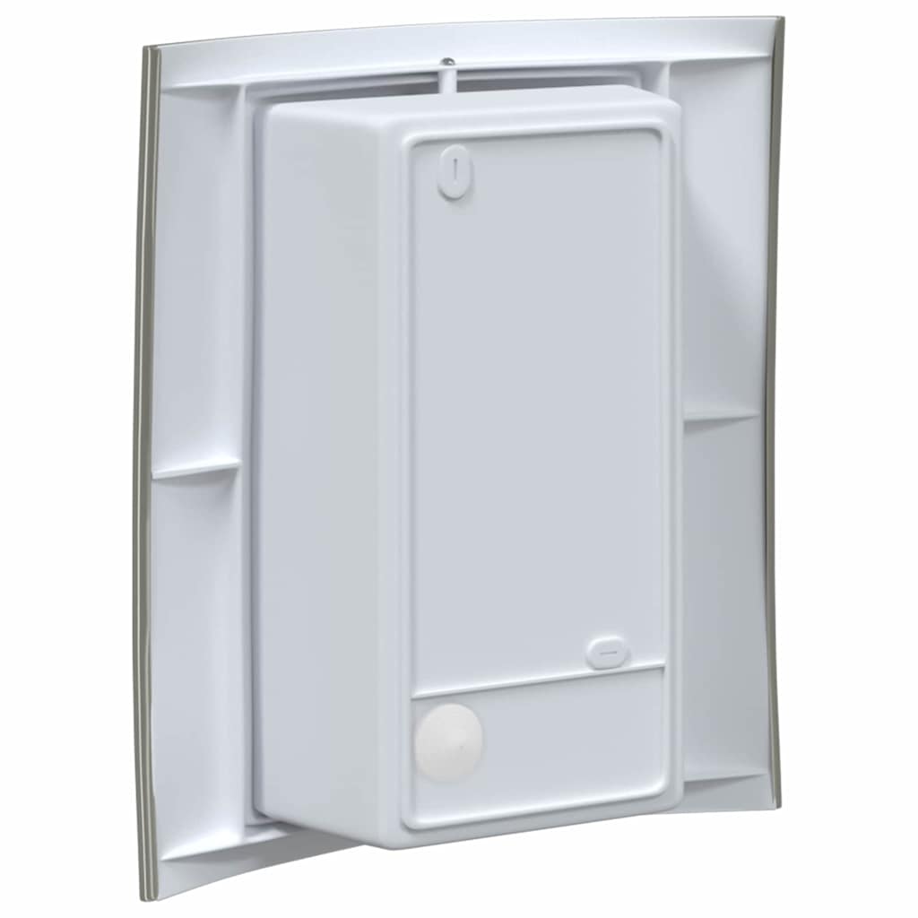 Lampada da Parete Esterna 2 pcs Argento 23.5 x 9 x 26 cm