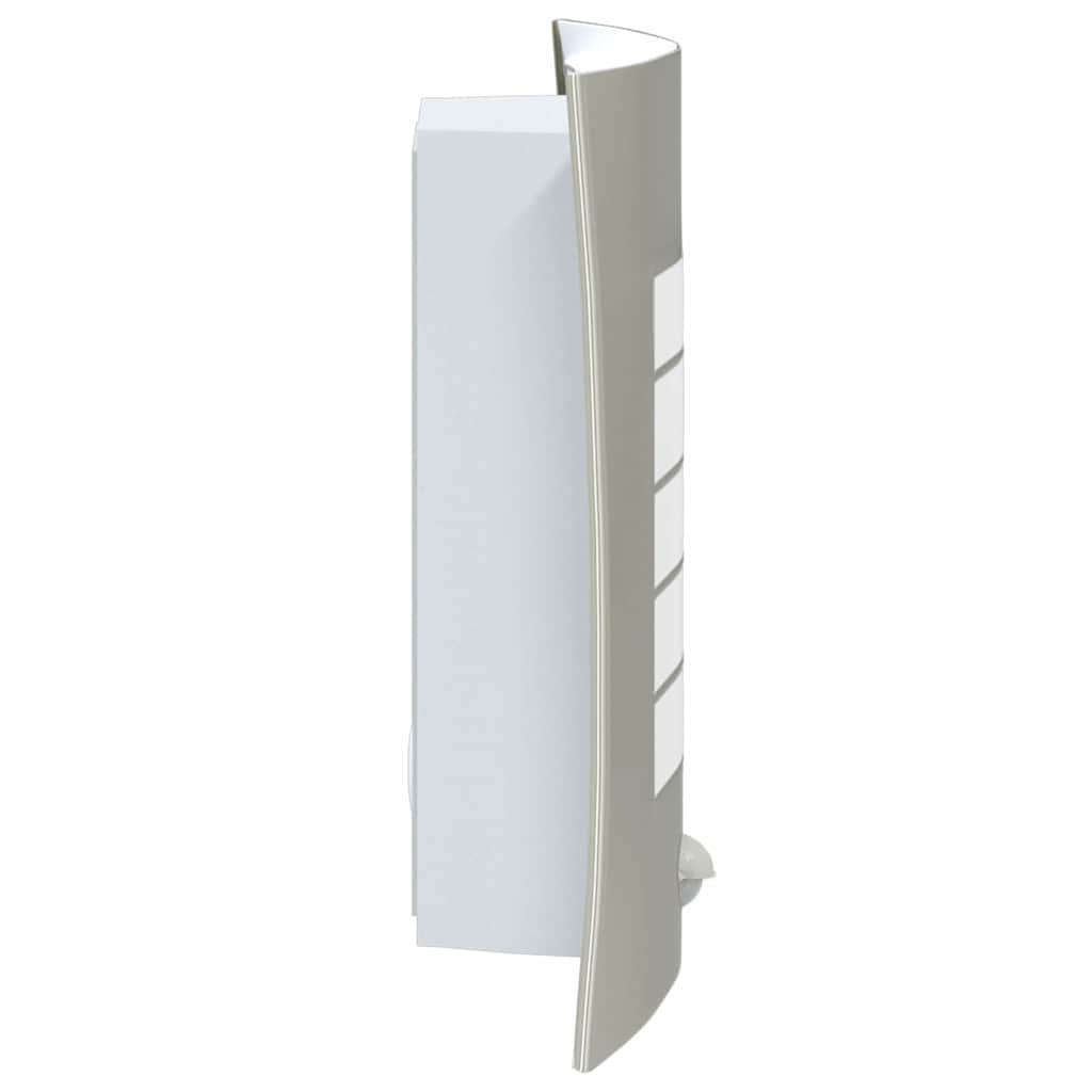 Lampada da Parete Esterna 2 pcs Argento 23.5 x 9 x 26 cm