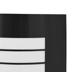 Lampada da Parete Esterna 2 pcs Nero 23.5 x 9 x 26 cm