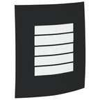 Lampada da Parete Esterna 2 pcs Nero 23.5 x 9 x 26 cm