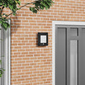 Lampada da Parete Esterna Nero 23.5 x 9 x 26 cm