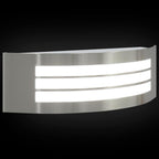 Lampada da Parete Esterna Argento 32 x 10 x 10 cm