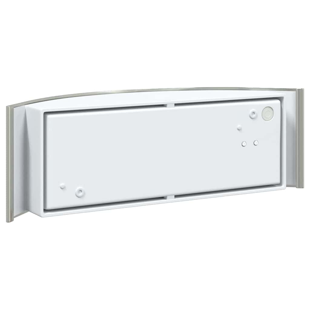 Lampada da Parete Esterna 2 pcs Argento 32 x 10 x 10 cm