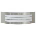 Lampada da Parete Esterna 2 pcs Argento 32 x 10 x 10 cm