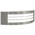 Lampada da Parete Esterna 2 pcs Argento 32 x 10 x 10 cm