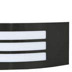 Lampada da Parete Esterna 2 pcs Nero 32 x 10 x 10 cm