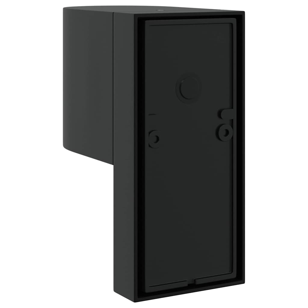 Lampada da Parete Esterna 2 pcs Nero 12 x 7 x 15 cm