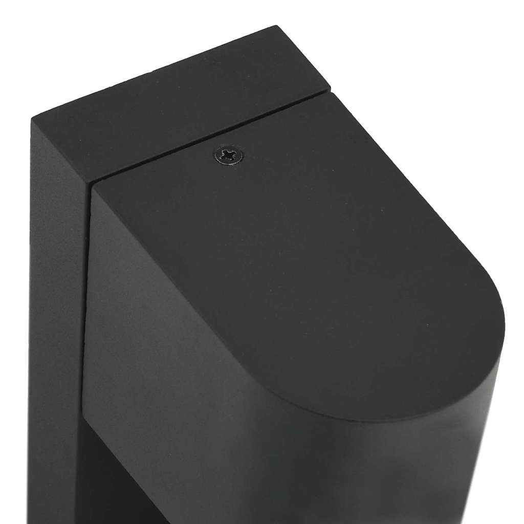 Lampada da Parete Esterna 2 pcs Nero 12 x 7 x 15 cm
