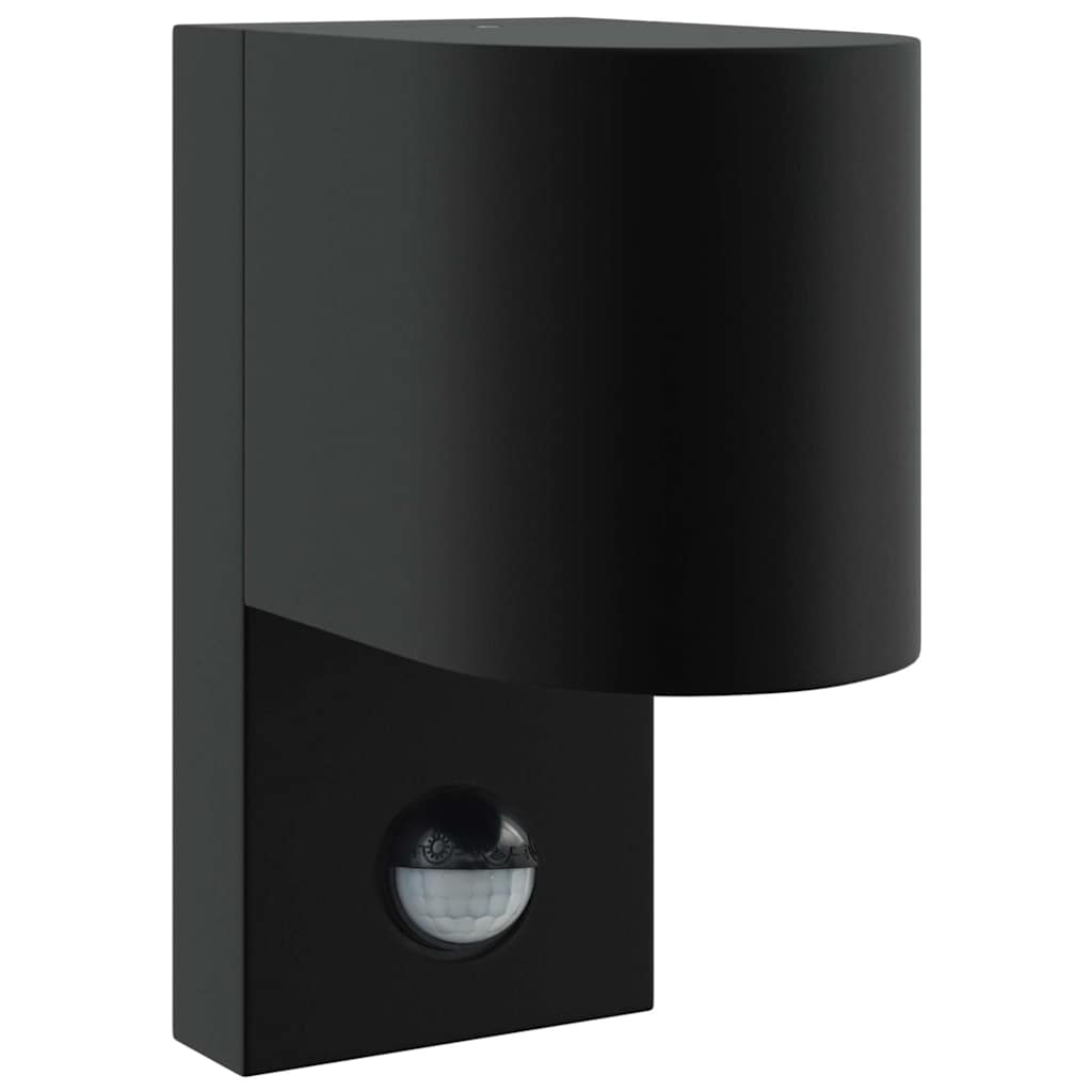Lampada da Parete Esterna 2 pcs Nero 12 x 7 x 15 cm