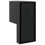 Lampada da Parete Esterna 2 pcs Nero 12 x 7 x 15 cm