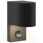 Lampada da Parete Esterna 2 pcs Nero 12 x 7 x 15 cm