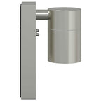 Lampada da Parete Esterna 2 pcs Argento 6,5 x 10,5 x 16 cm