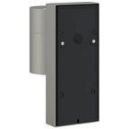 Lampada da Parete Esterna 2 pcs Argento 6,5 x 10,5 x 16 cm