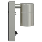 Lampada da Parete Esterna 2 pcs Argento 6,5 x 10,5 x 16 cm