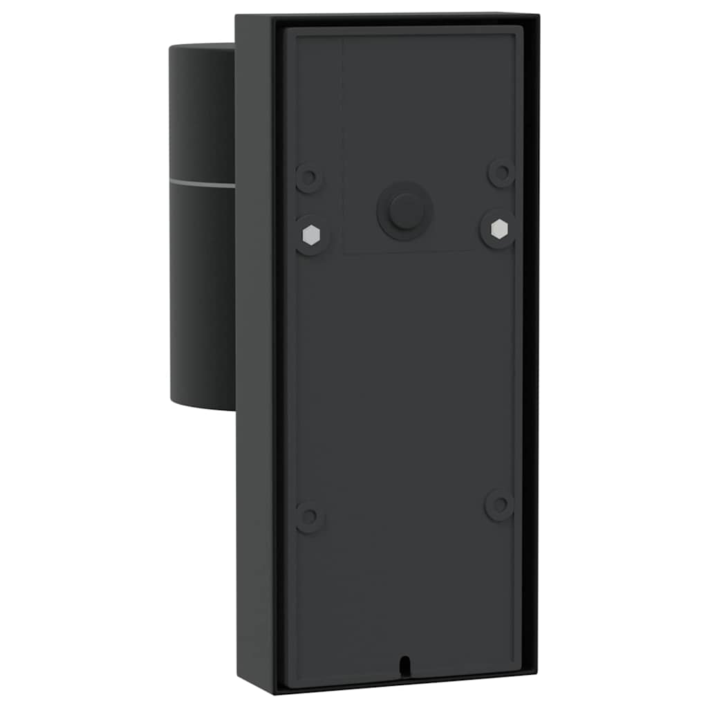 Lampada da Parete Esterna Nero 6,5 x 10,5 x 16 cm