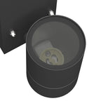 Lampada da Parete Esterna 2 pcs Nero 6,5 x 10,5 x 16 cm
