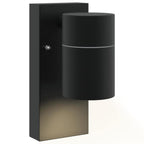 Lampada da Parete Esterna 2 pcs Nero 6,5 x 10,5 x 16 cm