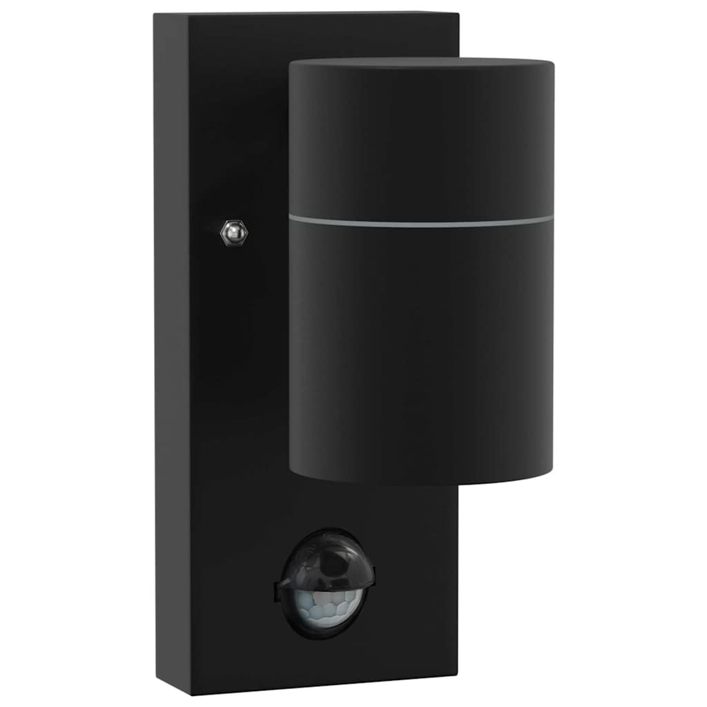 Lampada da Parete Esterna 2 pcs Nero 6,5 x 10,5 x 16 cm