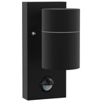Lampada da Parete Esterna 2 pcs Nero 6,5 x 10,5 x 16 cm
