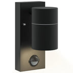 Lampada da Parete Esterna 2 pcs Nero 6,5 x 10,5 x 16 cm
