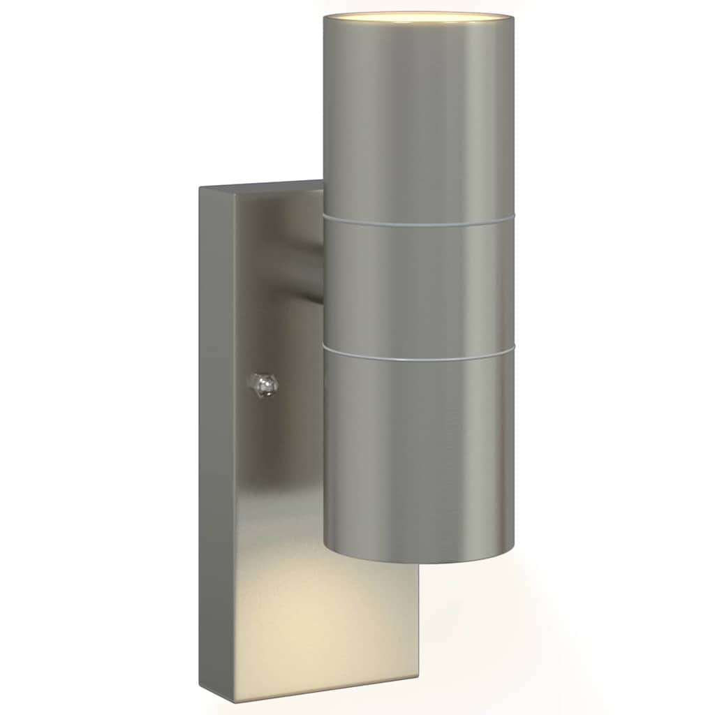 Lampada da Parete Esterna Argento 7 x 10 x 22 cm
