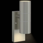 Lampada da Parete Esterna Argento 7 x 10 x 22 cm
