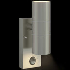 Lampada da Parete Esterna Argento 7 x 10 x 22 cm