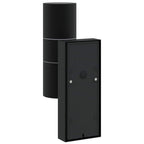 Lampada da Parete Esterna 2 pcs Nero 7 x 10 x 22 cm