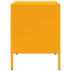 Comodino Giallo Senape 36x39x50,5 cm in Acciaio