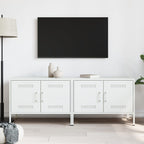 Mobili TV 2pz Bianchi 68x39x50,5 cm in Acciaio